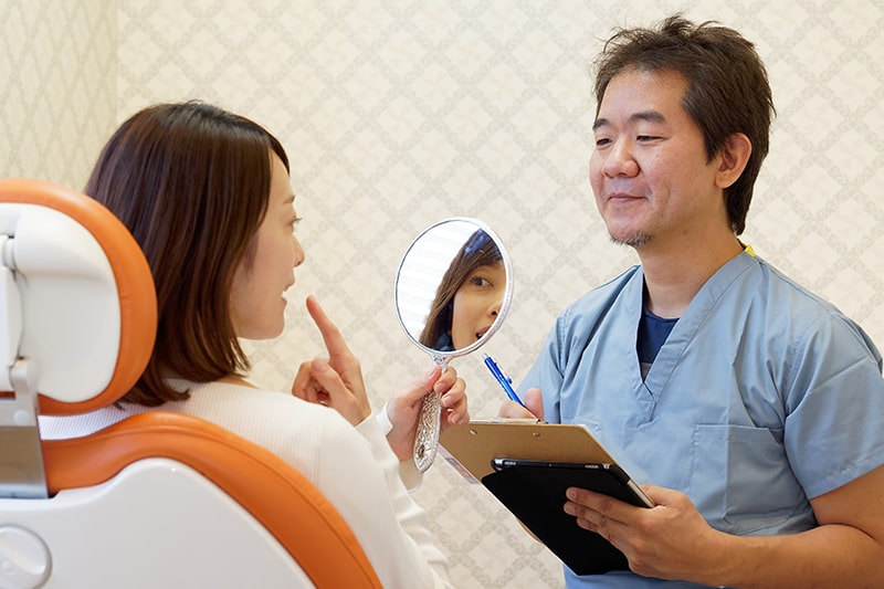 セラミック治療1日目